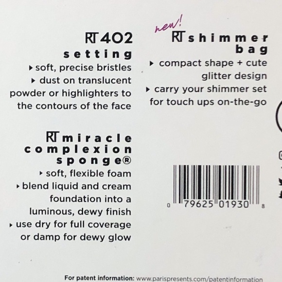 Real Techniques by Sam & Nic Limited Edition Metallic Shimmer Brush Set - Picture 7 of 7